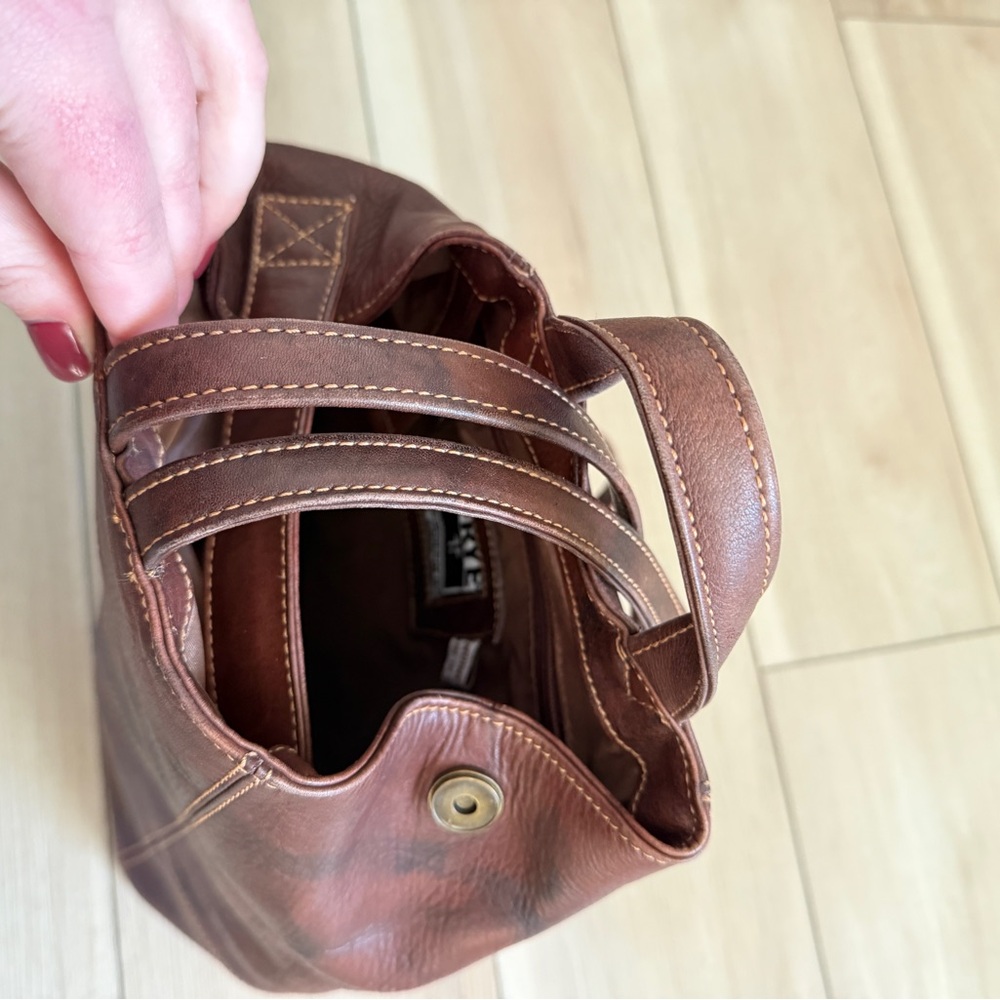 Frye Leather Backpack Brown - image 5